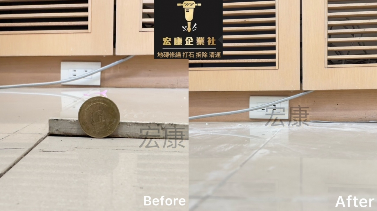 【2025｜台北大安】地磚空心＋局部隆起修繕